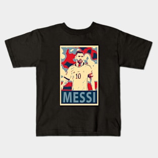 Lionel Messi - Hope Poster Kids T-Shirt